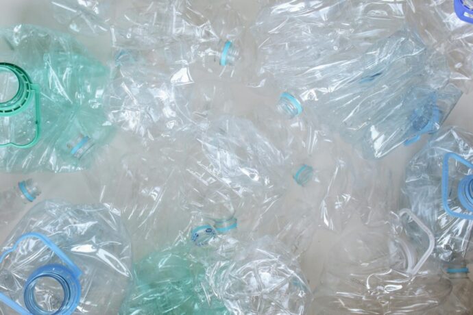 Microplastics from plastic bottles