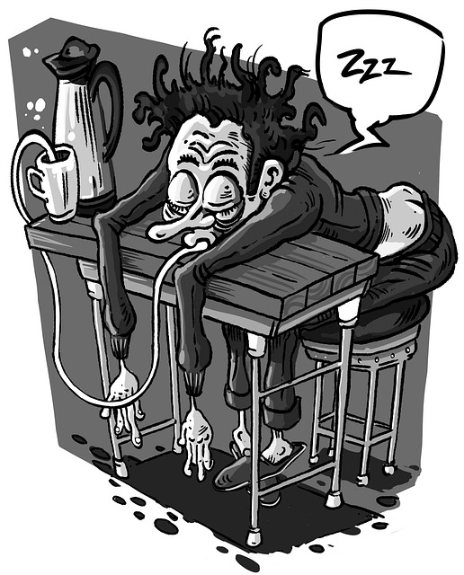 caffeine can cause fatigue and sleepiness